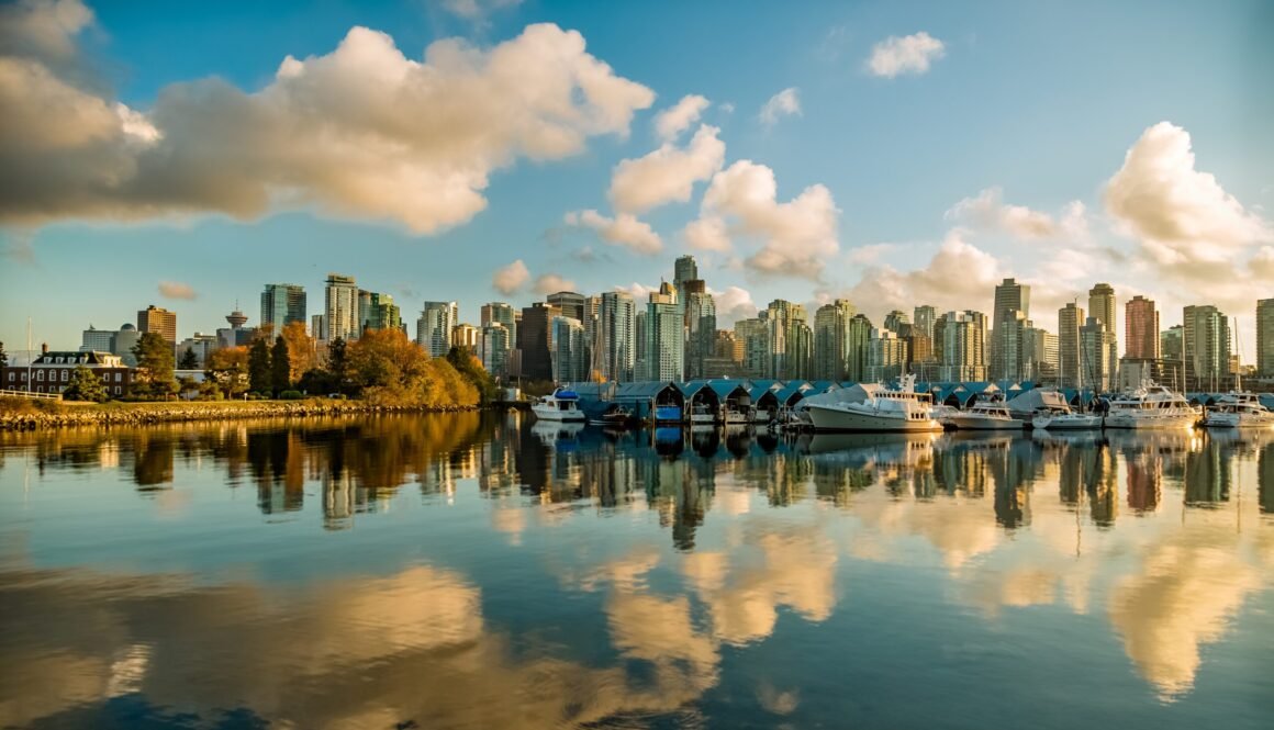 buildings and body of water